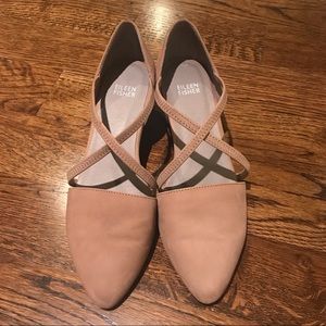 Eileen Fisher Leather Wedge